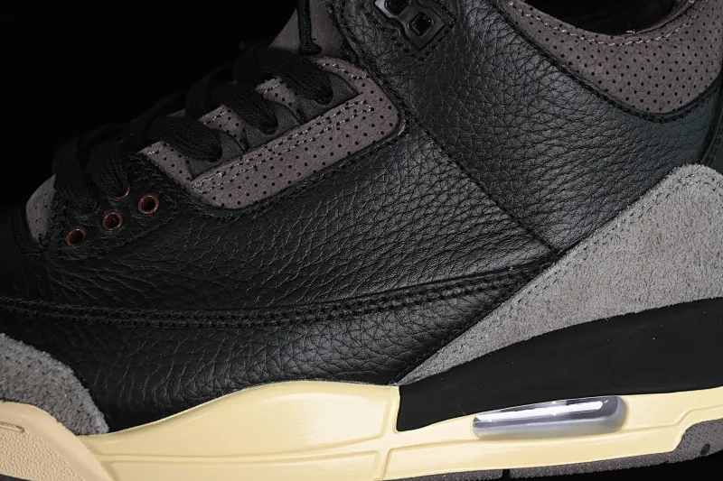 All categories Air Jordan Jordan series basketball shoes Air Jordan 3 A Ma Maniere x Air Jordan 3 Retro "Black" AJ3 Joe 3 joint model FZ4811-001